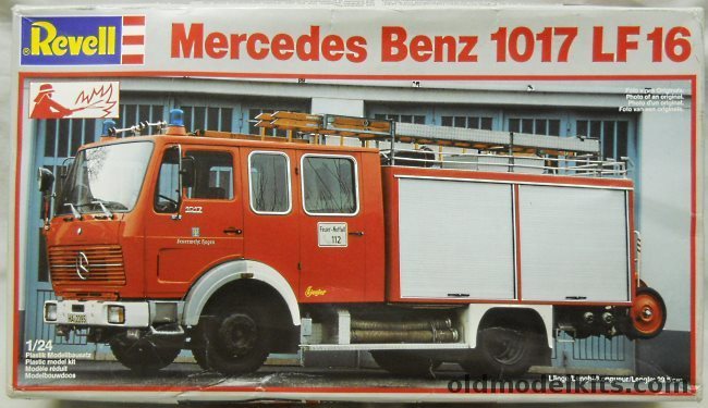 Revell 1/24 Mercedes Benz 1017 LF16 Rescue Fire Truck, 7460 plastic model kit